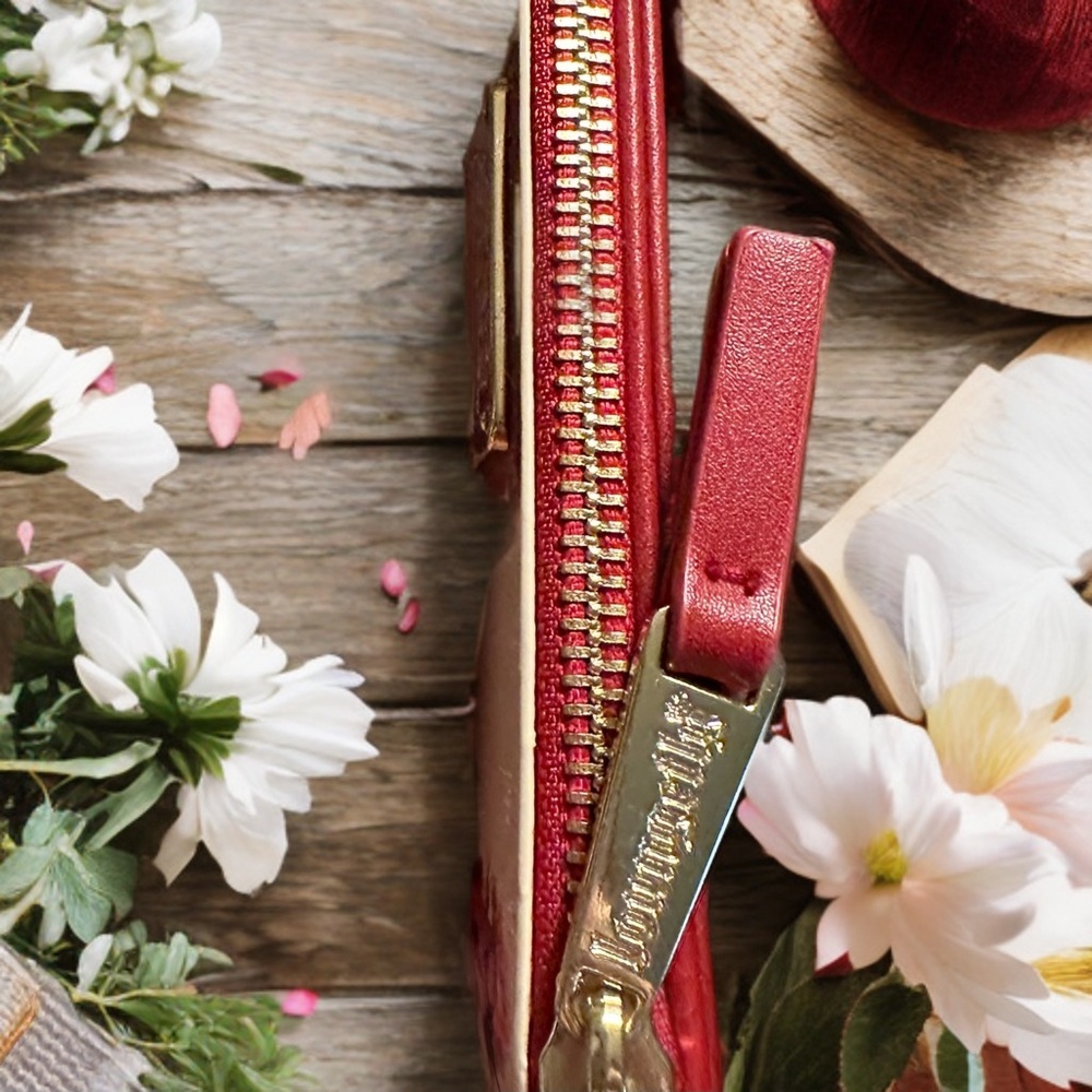 Darth Vader Star Wars Cream and Red Floral Wallet Disney Loungefly Collectible - Picture 8 of 15